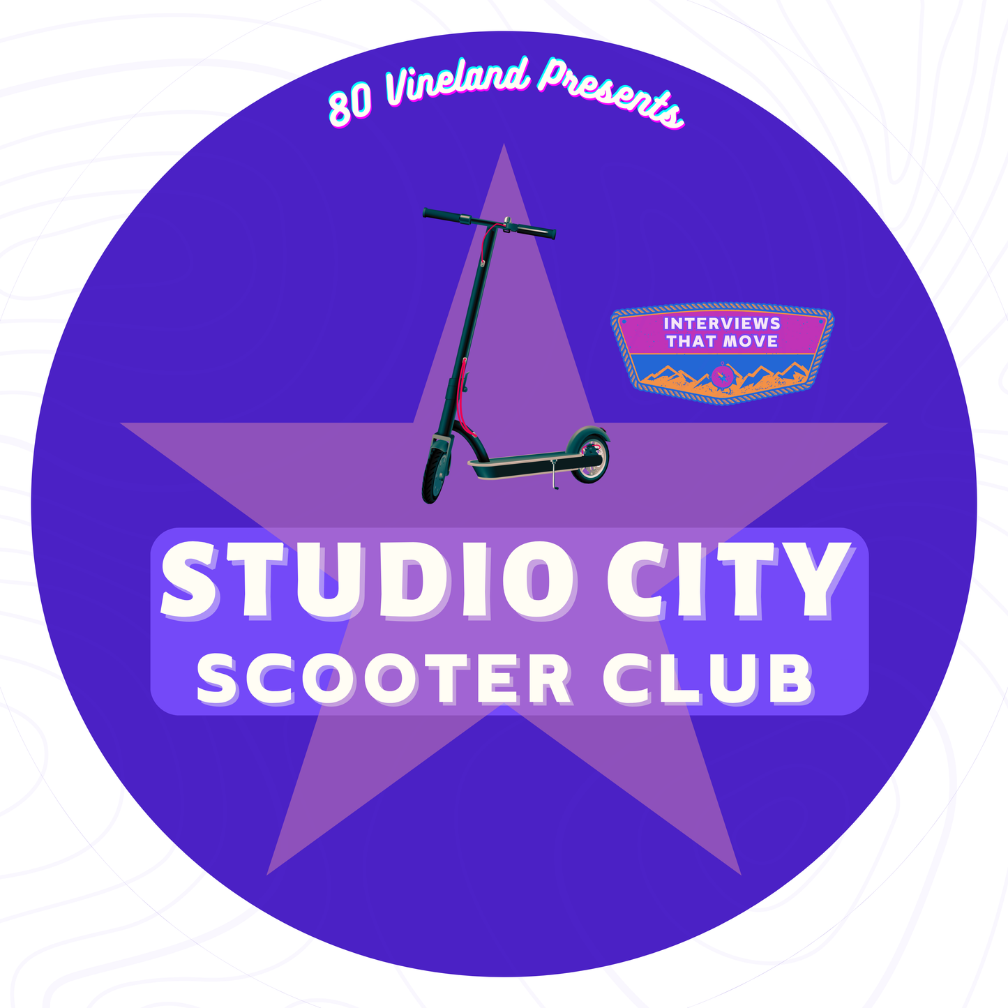 Studio City Scooter Club STICKER CIRCLE