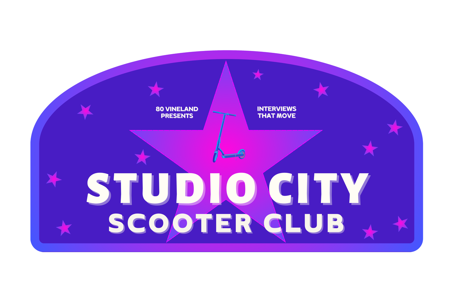 Studio City Scooter Club LOGO STICKER